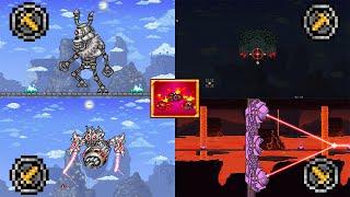 Terraria (1.4.4.9) : Mech Bosses Rework Mod - Melee Class VS All Bosses (Master Mode)