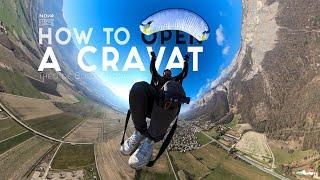 HOW TO OPEN A CRAVAT - PARAGLIDING TUTORIAL BY THEO DE BLIC