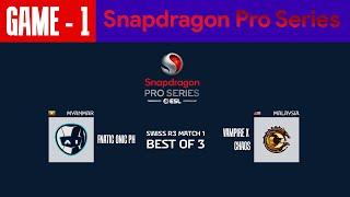 [GAME - 1] AI ESPORTS vs Vampire x Chaos | Snapdragon PRO SERIES