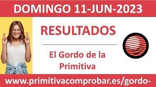 Resultado del sorteo El Gordo de la Primitiva del domingo 11 de junio de 2023