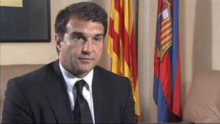 Interview with FC Barcelona President Joan Laporta part 1