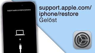 iPhone/iPad hängt bei support.apple.com/iphone/restore – 3 Lösungen