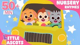 Beep Beep!! Wheels on The Bus | Compilation For Kids | Little Mascots Nursery Rhymes & Kids Songs