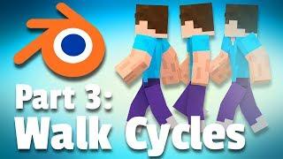 Making a Minecraft Animation | Part 3: Walk Cycles (Tutorial)