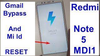 Redmi Note 5 MDI1 Frp And Gmail Bypass New Trick 2018