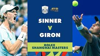 Jannik Sinner vs Marcos Giron Highlights | Rolex Shanghai Masters 2023