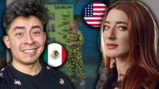 AMERICAN girl SPEAKING SPANISH fluently on SHARK TANK MEXICO (her story)