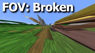 I Broke FOV in Minecraft 1.18