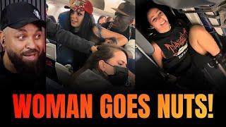 Fat Woman wearing a MASK Triggers Drunk Woman on the Plane 