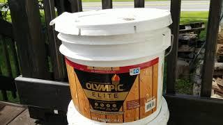 Olympic Elite Penetrating Deck Stain - PPG @ Home Depot