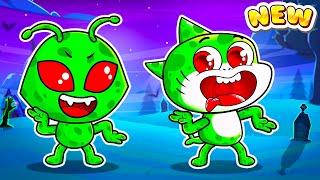 Zombies Alien Dance Song | Zombie Dance and Mummy Dance | Sharky Bunny Kids Songs