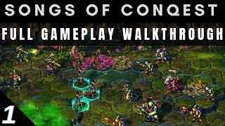 Songs of Conquest | Full Gameplay Walkthrough | Part 1 | Commentary