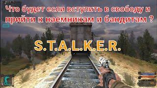 Что будет если вступить в свободу и прийти к наемникам и бандитам?