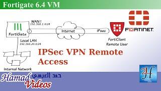 #5 Fortigate Remote Access IPSec |ربط في بي ان عبر اي بي سيك الى فورتيجيت فايروول