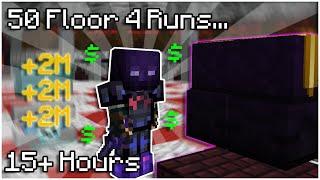 I Ran Catacombs Floor 4 50 Times (Hypixel Skyblock Dungeons)