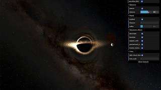 Schwarzschild Black Hole Viz 3D Demo