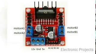 How to Control DC motor with Arduino using L298N H Bridge | Arduino project