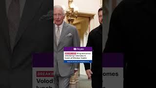 King Charles welcomes Volodymyr Zelensky to lunch at Windsor Castle