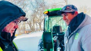 Snowblower Attached AFTER the First Snowstorm – A Winter Struggle!