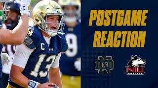 Notre Dame football vs. NIU Huskies postgame reaction show | Irish lose a STUNNER 16-14