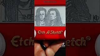 Milli Vanilli #millivanilli #millivanilli #80s #music #etchasketchart #etchasketch #art