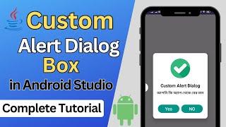 Custom Dialog in Android Studio | Dialog Box in Android Studio | Dialog Box in Android