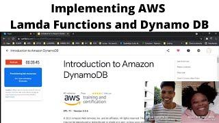 Implementing Lamda Functions and Dynamo DB, Smart Cherrys Tech & Coded Carbon | #SmartCherrysTech