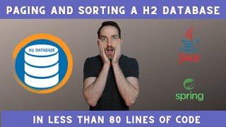 Paging and Sorting a H2 Database in Less Than 80 Lines of Code!