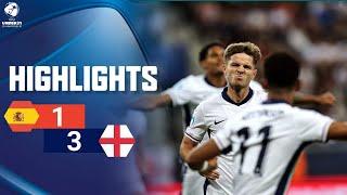 Spain U21 vs England U21 | 1-3 | Highlights | U21 Euro 2025 | england u21 vs spain u21