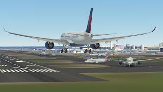 36 Minutes of Plane Spotting at Philadelphia International Airport - Infinite Flight Multiplayer