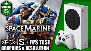 Warhammer 40000: Space Marine 2 - Xbox Series S Gameplay + FPS Test