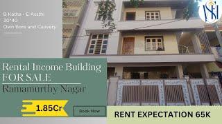 60k Rental Income Property for Sale in Bangalore TC Palya Ramamurthy Nagar || BBMP Limit- E Aasti