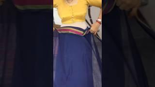 South Indian Saree Draping With Perfect Pleats