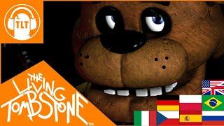 FNaF1 song(the living tombstone) - на 8 языках