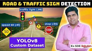 Train YOLOv8 Object Detection on Custom Dataset | Road & Traffic Signs