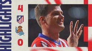 HIGHLIGHTS | Atlético de Madrid 4-0 Real Sociedad |  The Sørloth Show!