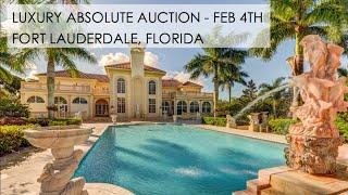 Fort Lauderdale Florida Mega Mansion For Sale [18,000+ Sq Ft]