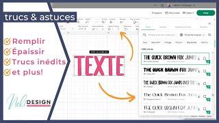 Les meilleurs trucs et astuces sur le texte dans Cricut Design Space