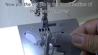 how to use the brother needle clamp remover