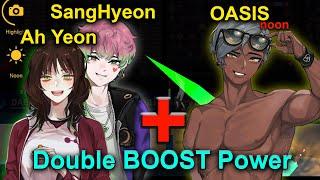 Oasis (noon). SangHyeon & Ah Yeon. Double BOOST Power. The Spike  Volleyball 3x3