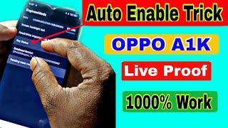 Oppo A1k cph 1923 Hard Reset/Remove Screen Lock Without Computer New Trick 2023