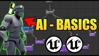 Unreal Engine 4 - AI Basics & Patrolling (Easy Method)