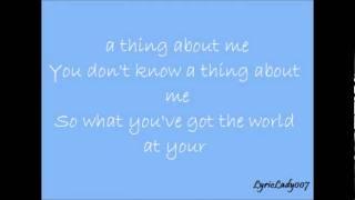 Mr. Know It All - Kelly Clarkson (lyrics)