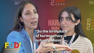 So the birthplace of bureaucracy is actually Miami: Tefi talks politics at the DNC