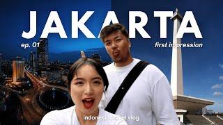 Indonesia vlog | Canadian BF first impression of Jakarta, what Indonesian food I eat, trip back home