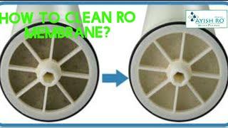 How to Clean RO membrane | How to restore membrane production quality|quantity of pure water