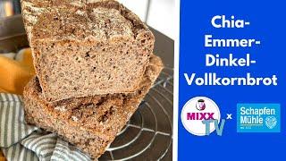 MIXX-TV #229: Chia-Emmer-Dinkel-Vollkornbrot aus dem Thermomix®