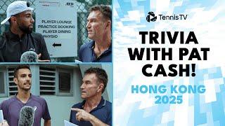 ATP Stars Play Trivia For Cash, With Pat Cash! | Hong Kong 2025