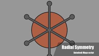 Radial Symmetry - Maya script