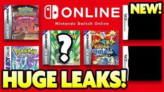 POKEMON LEAKS for NINTENDO SWITCH ONLINE! Huge Emulator Discovery and more News!